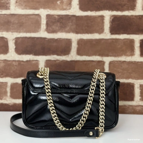 Hyperpeter GUCCI MARMONT GG bag-23*14*6CM 0808
